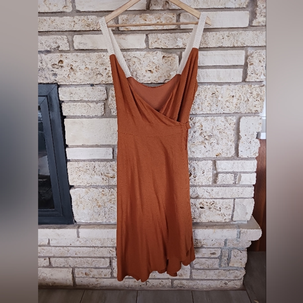 Anthropologie Akemi + Kin women's dress size 12 nwt Sleeveless wrap sundress